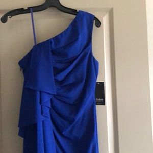 Aidan Mattox Draped CDC Gown